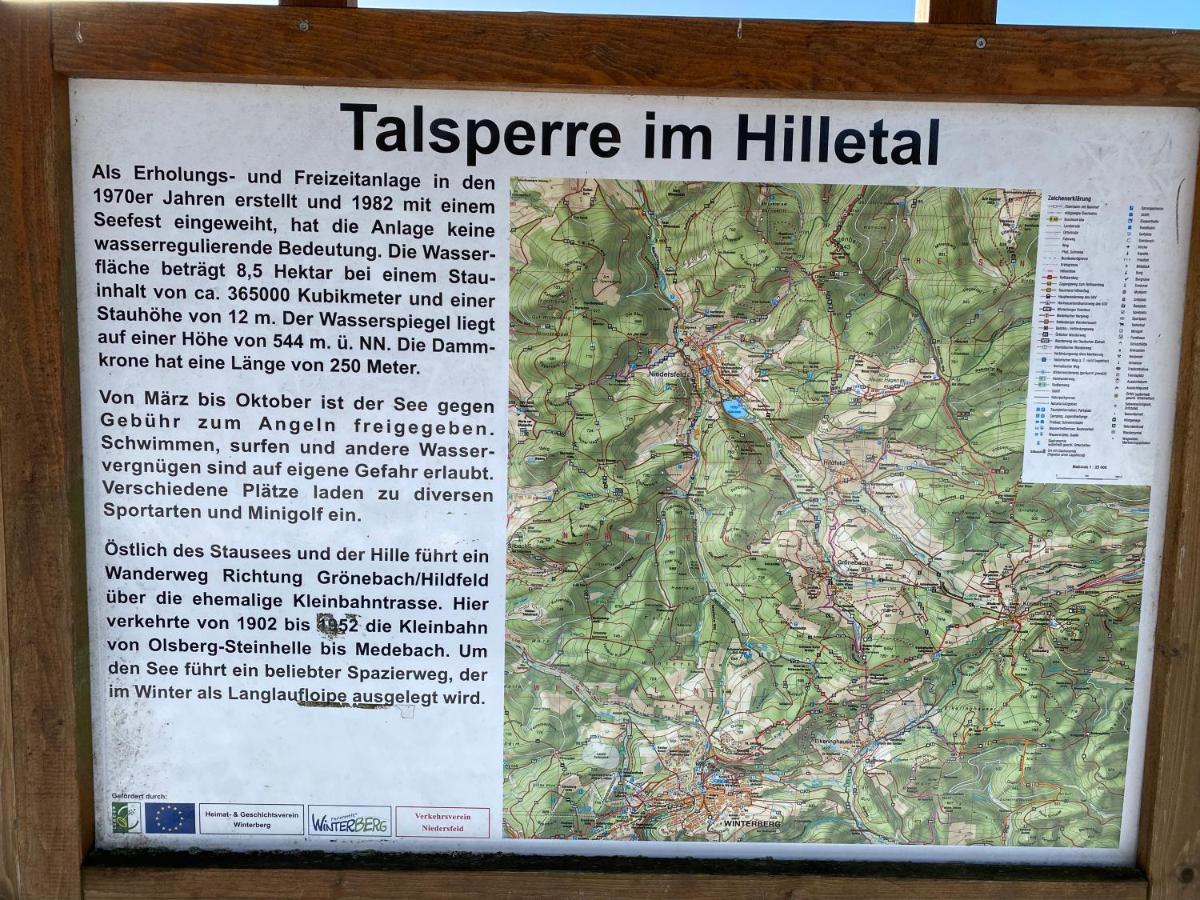 Ferienwohnung Am Hillestausee Winterberg Exteriér fotografie